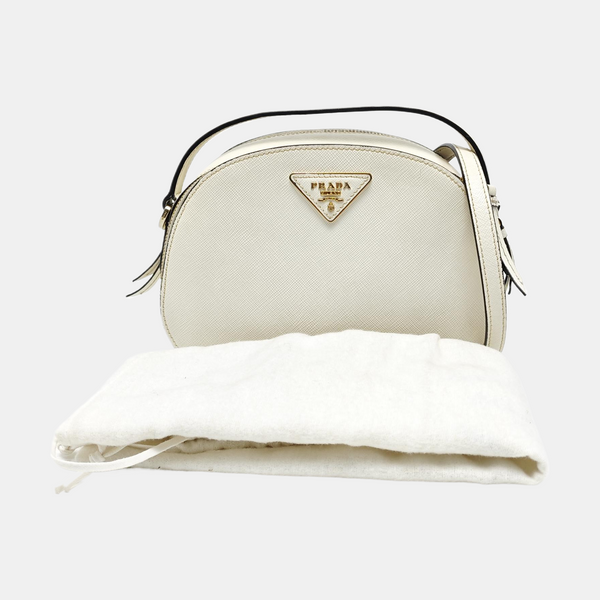 Odette Saffiano Calfskin White