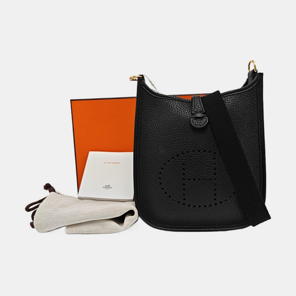 Authenticated pre-owned  Evelyne TPM Clemence Black - Shoulder Bag at Looply