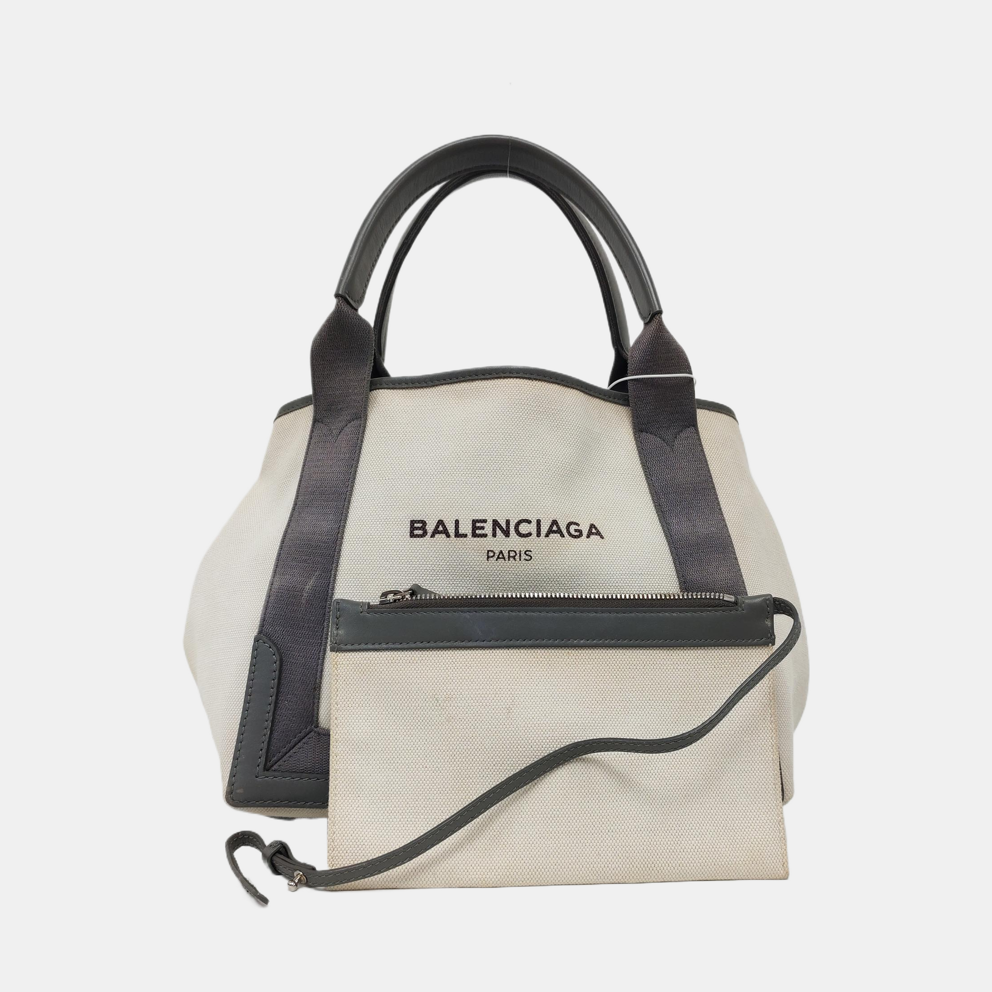 Navy Small Canvas White