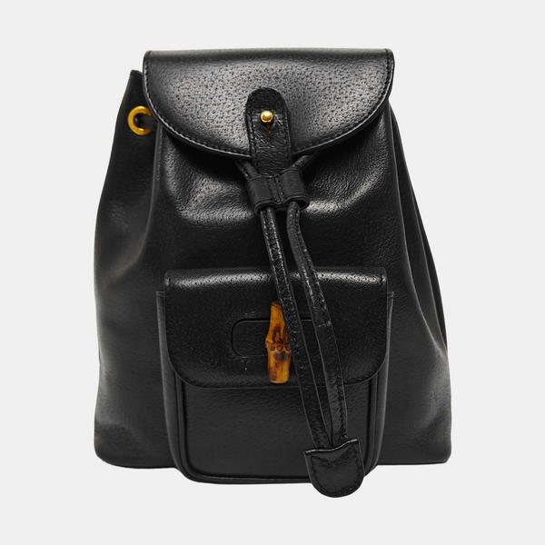 Calfskin Backpack Black