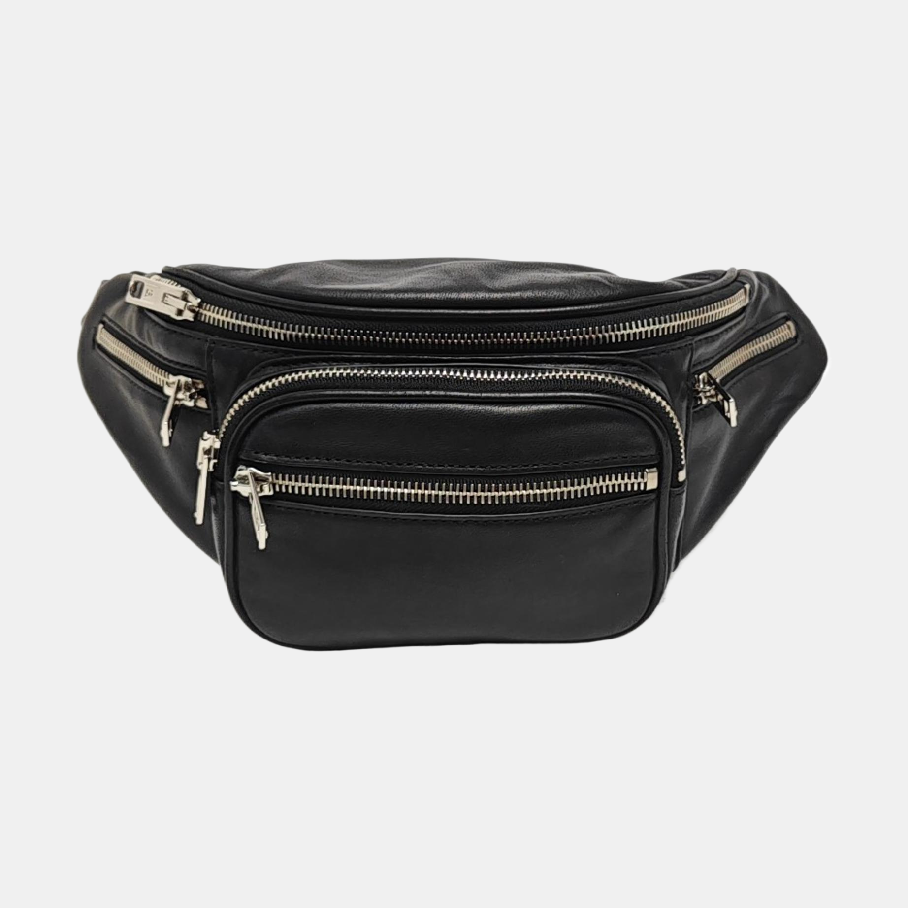 Lambskin Belt Bag Black