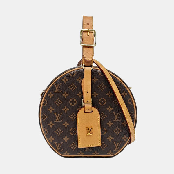 BOITE CHAPEAU PM Monogram Coated Canvas Brown
