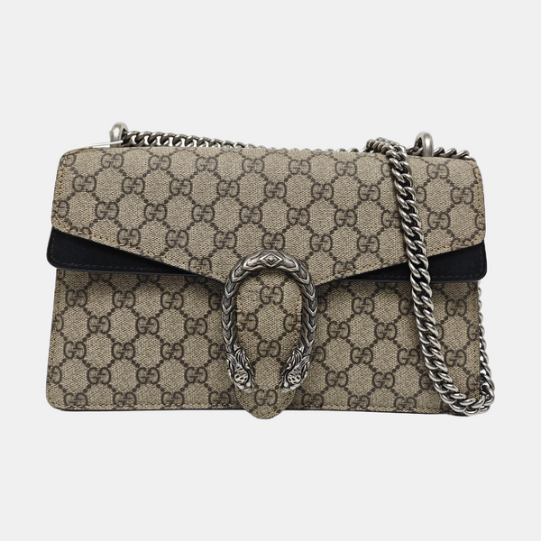 Authenticated pre-owned  Dionysus Small Monogram Coated Canvas Beige - Shoulder Bag at Looply