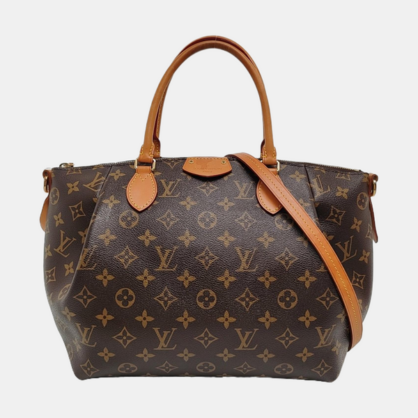 TURENNE GM Monogram Coated Canvas Brown