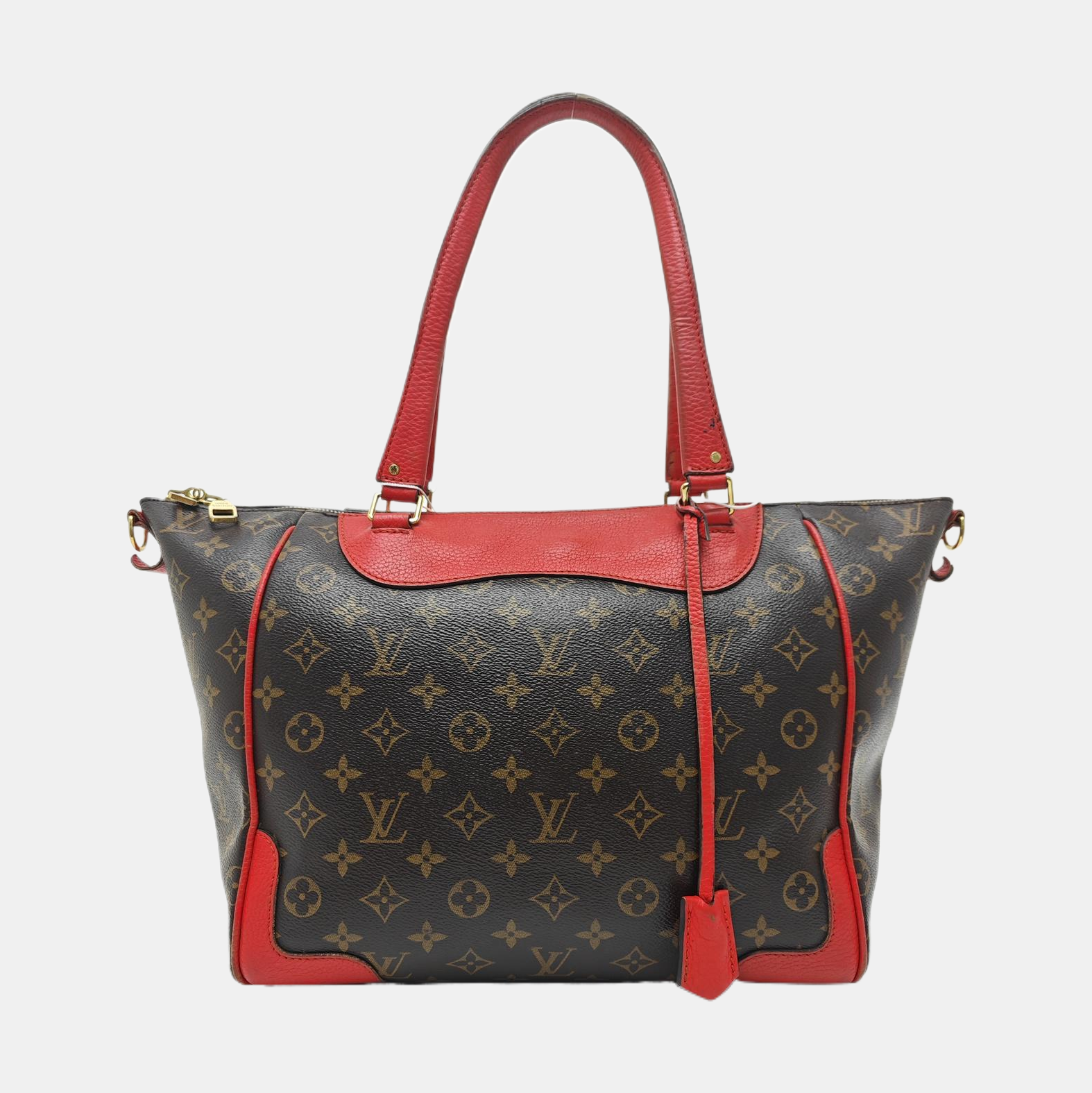 ESTRELA Monogram Coated Canvas Brown