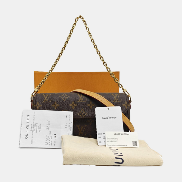 IVY Monogram Coated Canvas Brown
