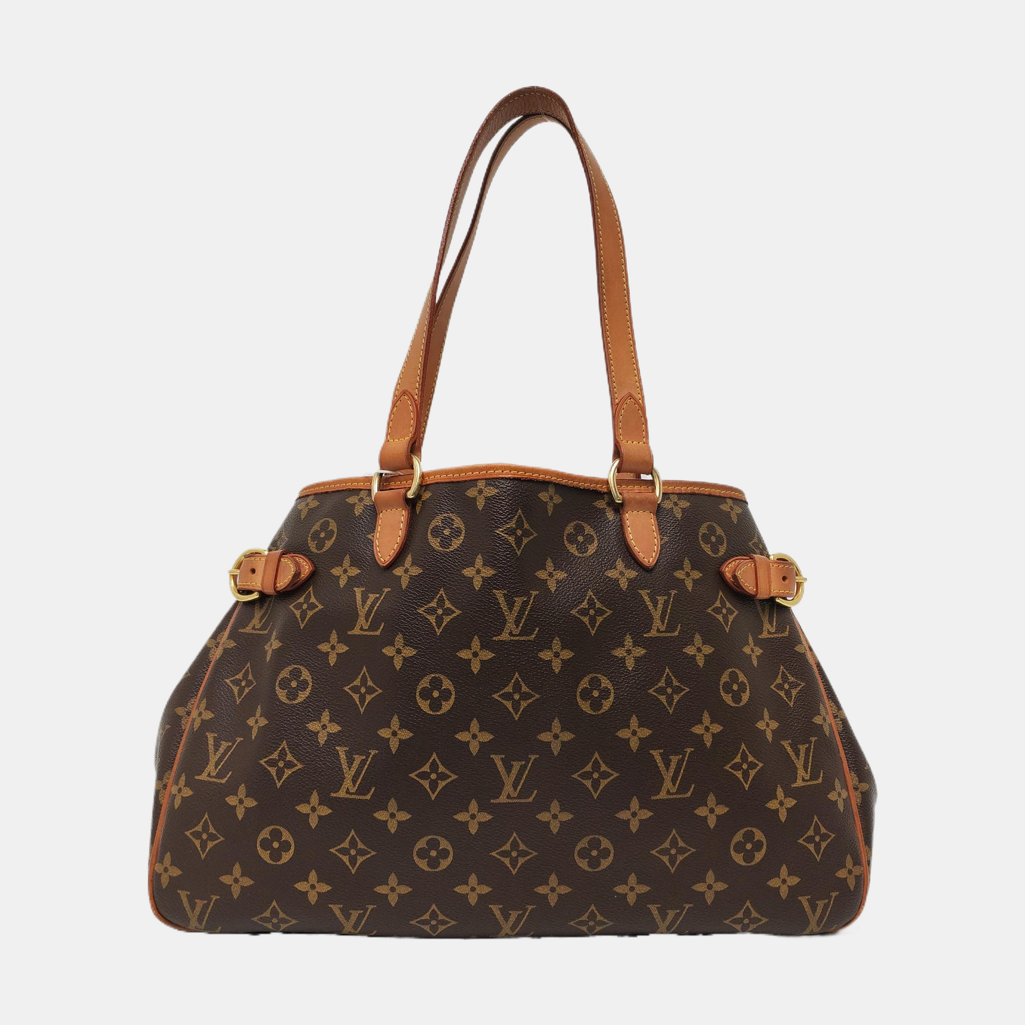 BATIGNOLLES GM Monogram Coated Canvas Brown