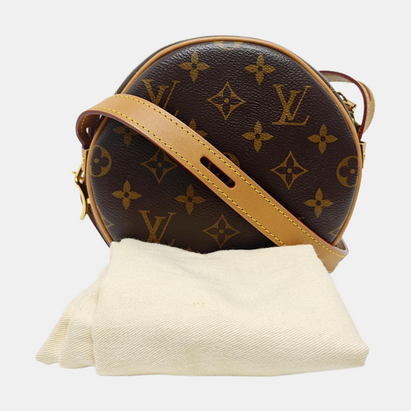 BOITE CHAPEAU PM Monogram Coated Canvas Brown