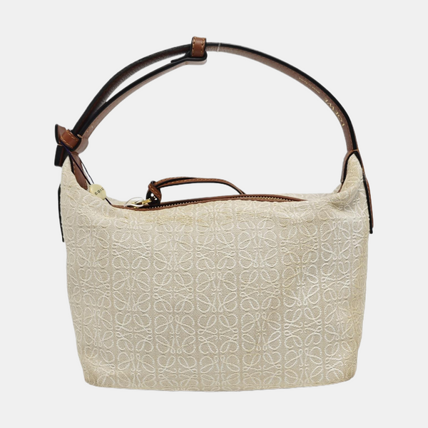 Cubi Monogram Canvas Beige