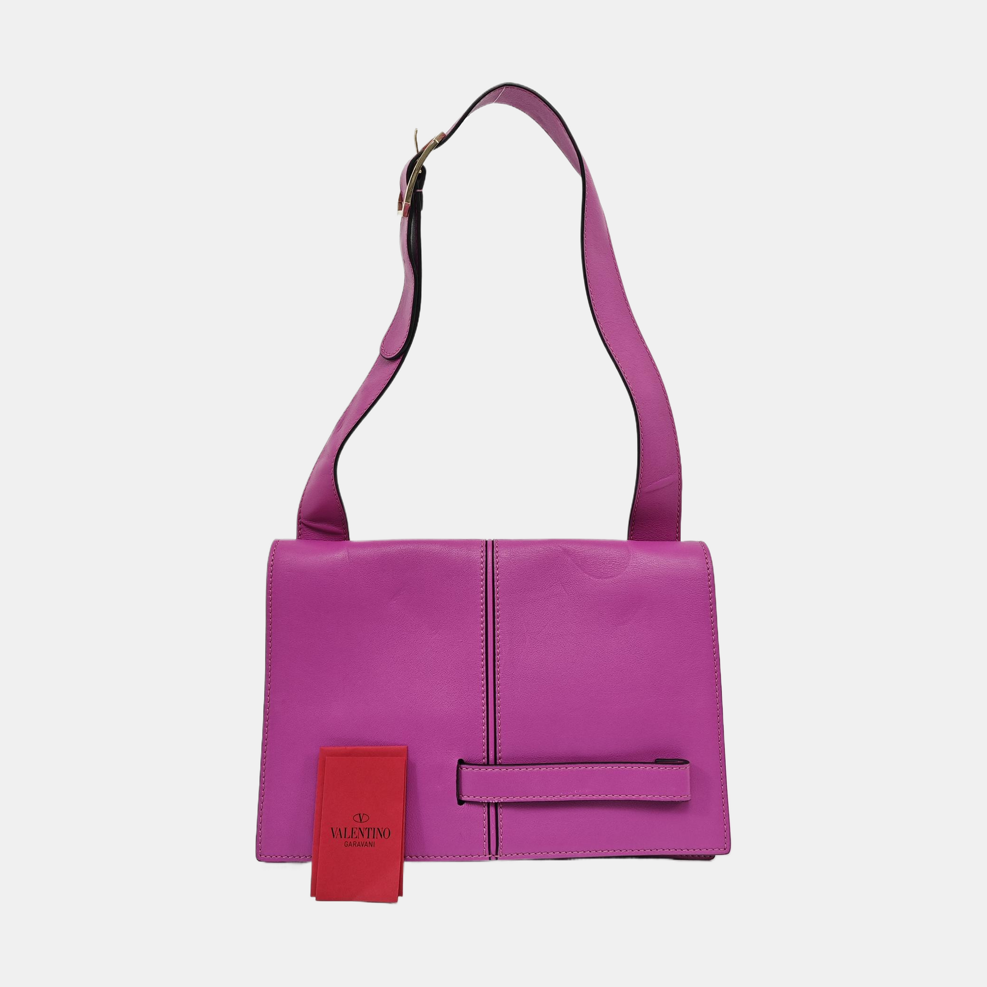 Calfskin Shoulder Bag Pink