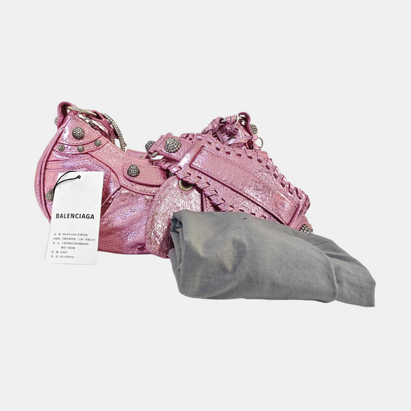 Le Cagole Mini Lambskin Pink