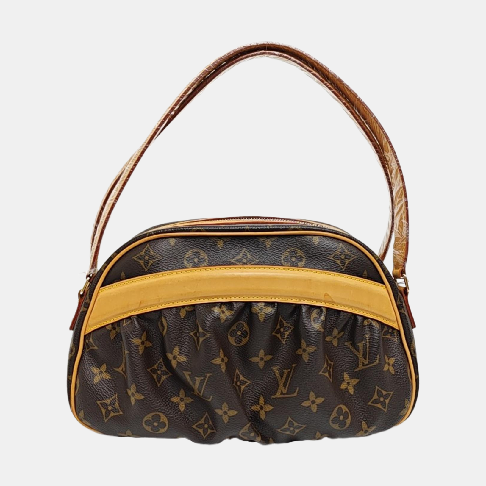 KLARA Monogram Coated Canvas Brown