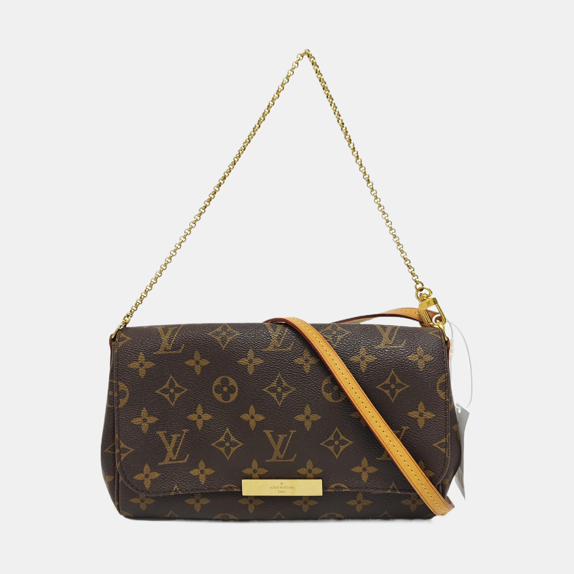 FAVORITE PM Monogram Coated Canvas Brown