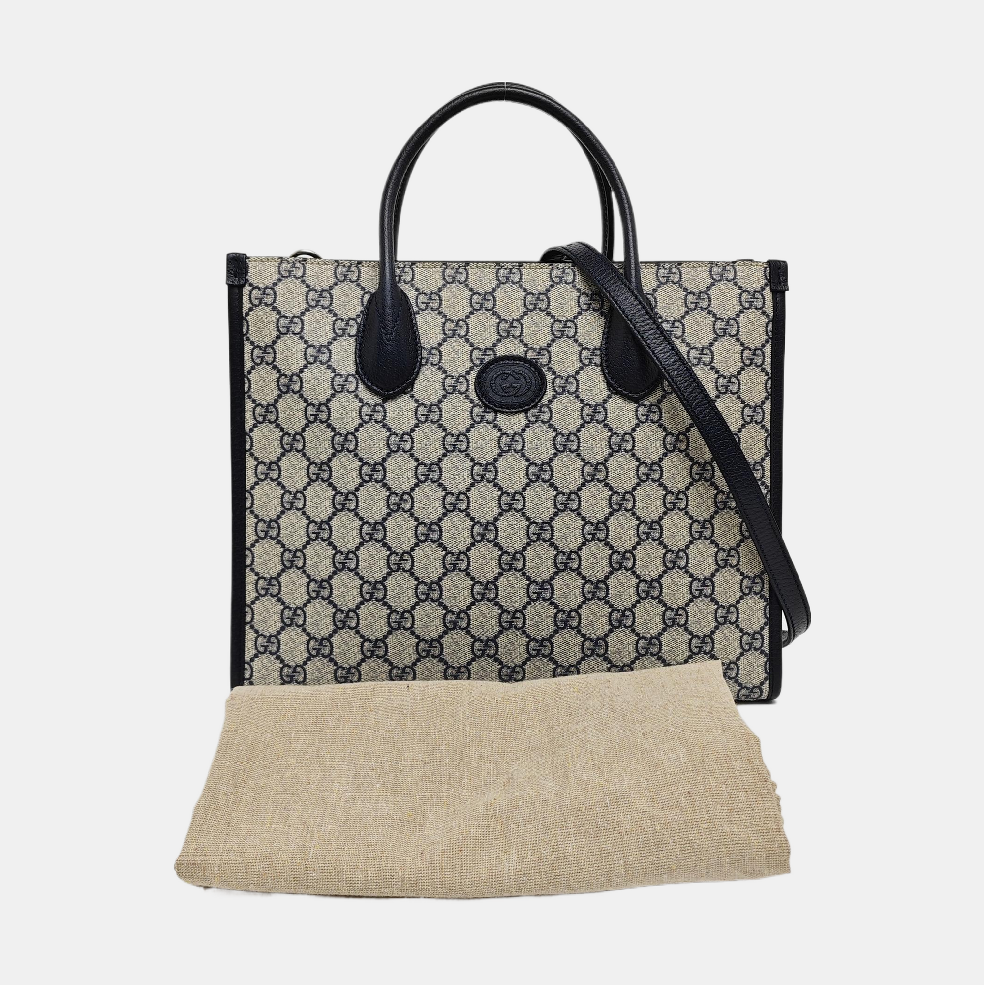 Retro Small Monogram Coated Canvas Beige