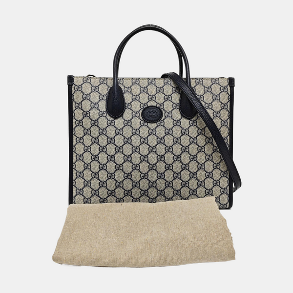 Retro Small Monogram Coated Canvas Beige