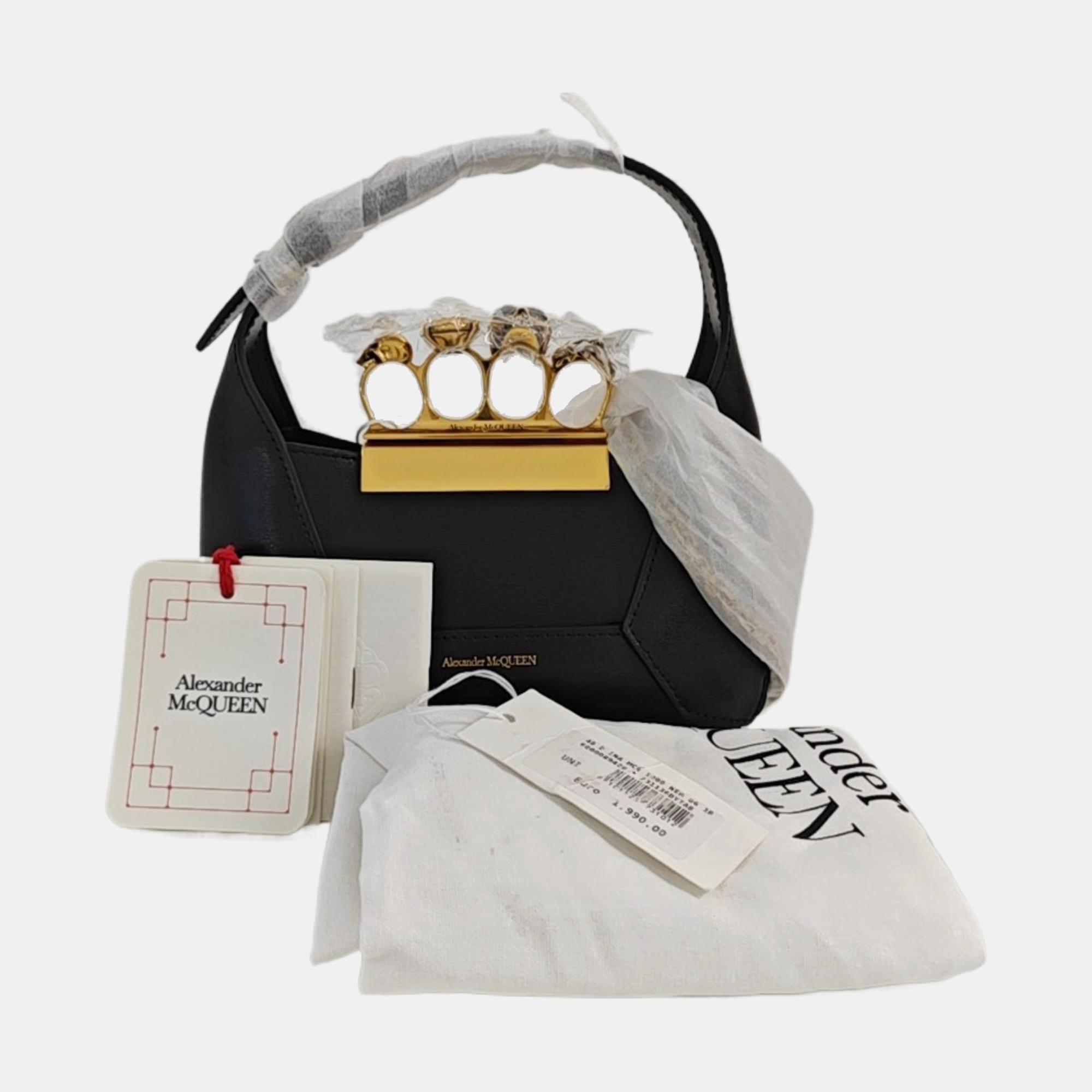 Calfskin Shoulder Bag Mini Black