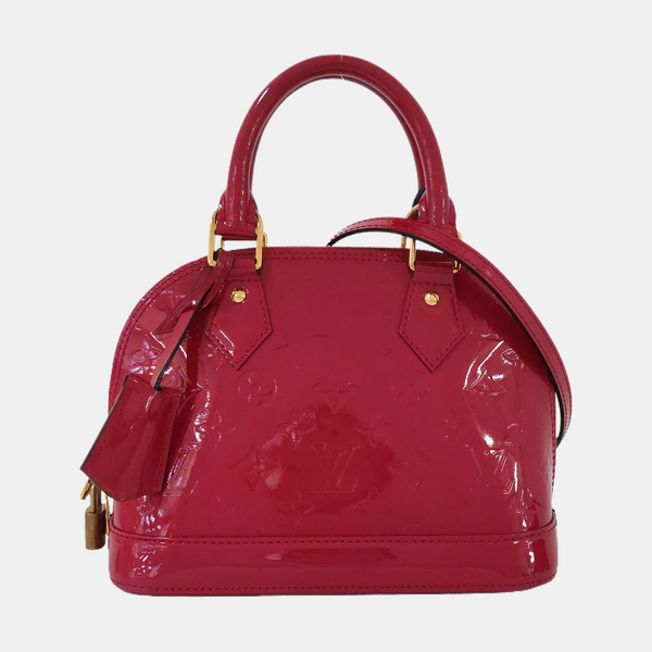 Authenticated pre-owned  ALMA BB Patent Leather Pink - Shoulder Bag at Looply