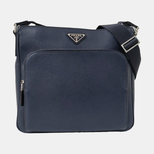 Saffiano Calfskin Tote Bag Blue