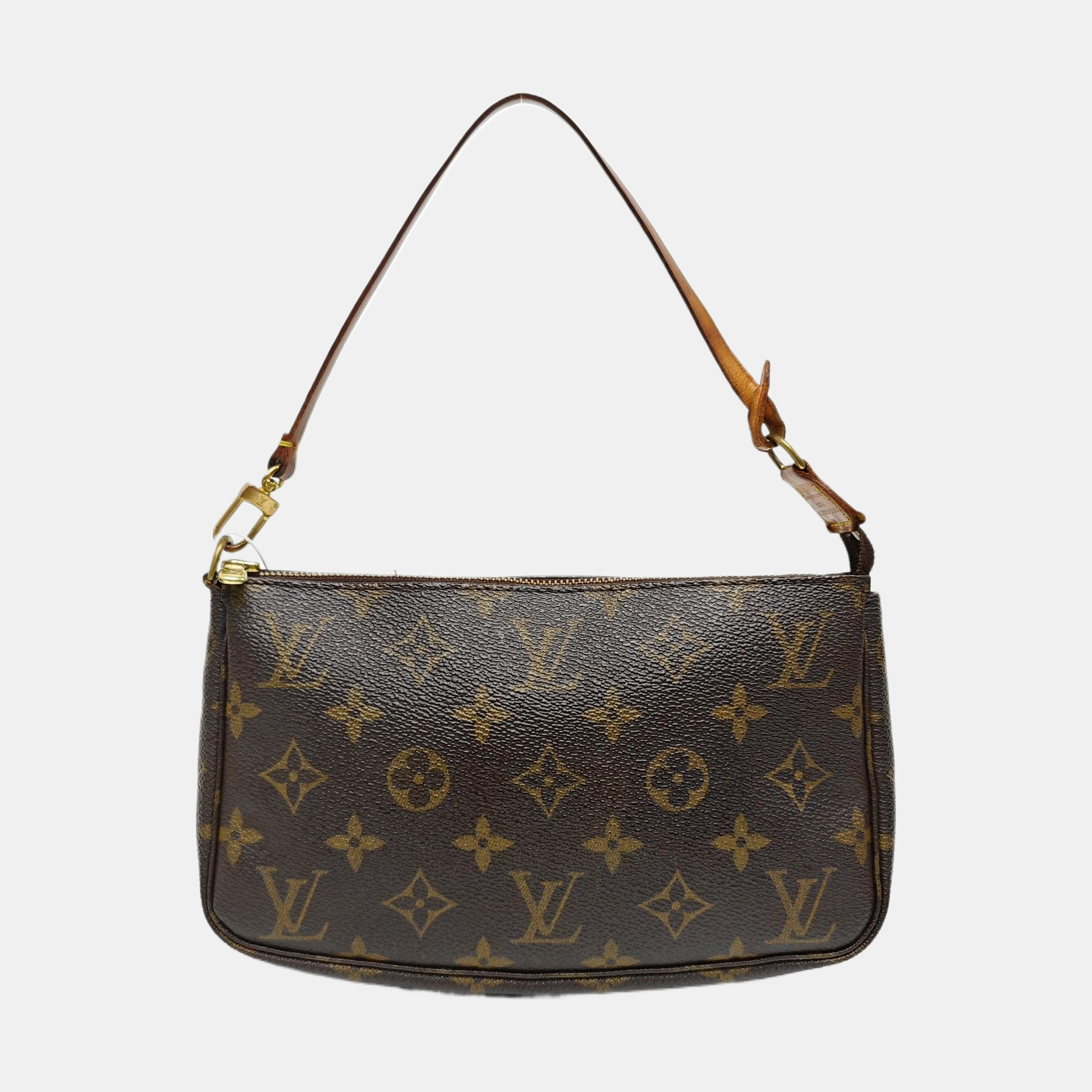 ACCESSOIRES Monogram Coated Canvas Brown