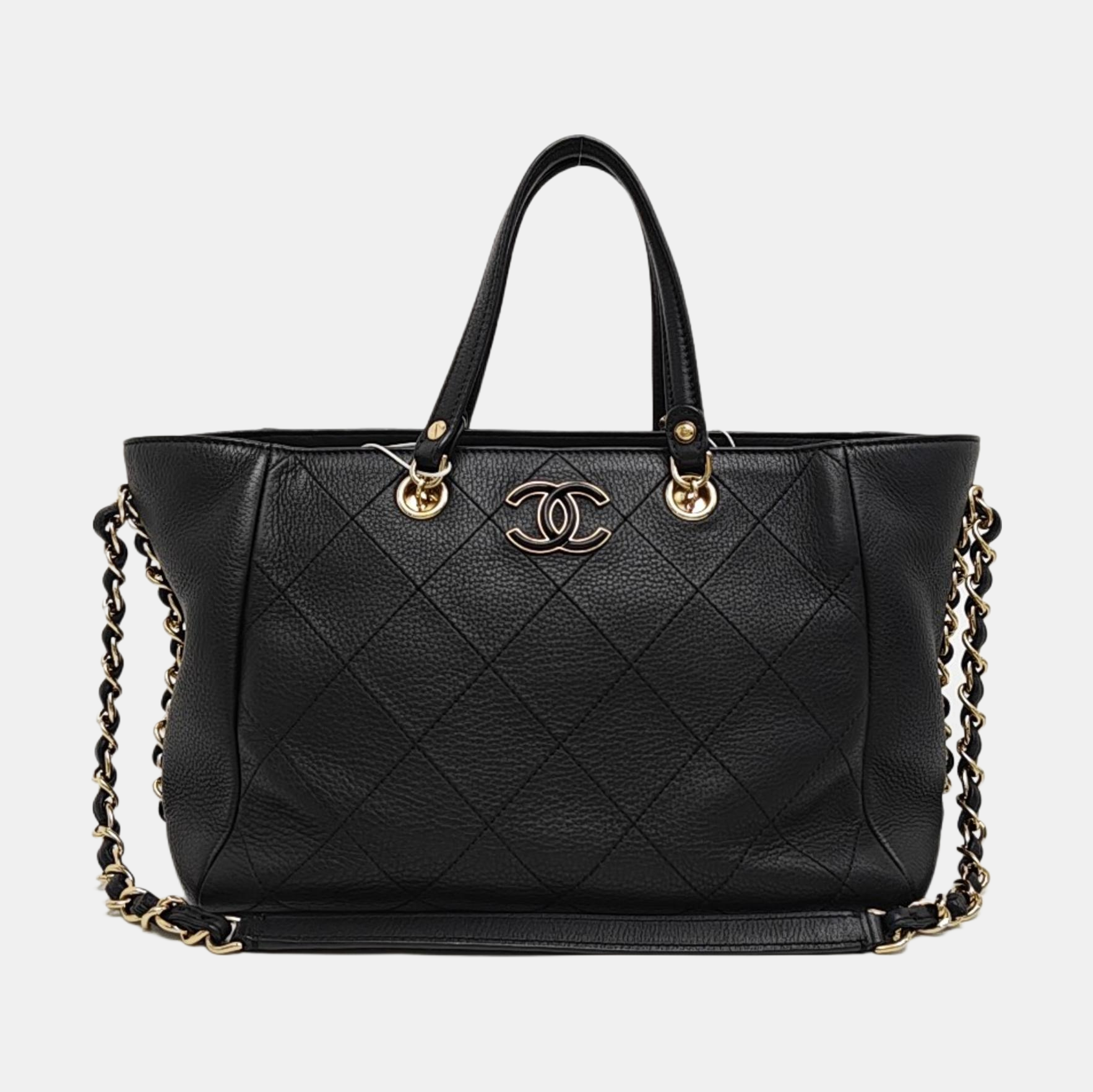 BOWLING Quilted Calfskin Black