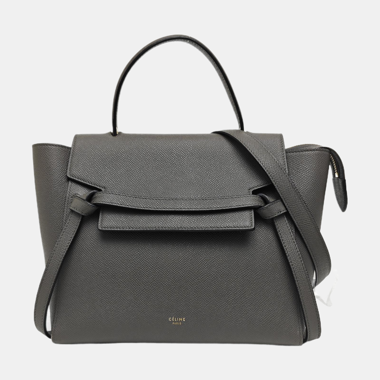 BELT Micro Calfskin Gray