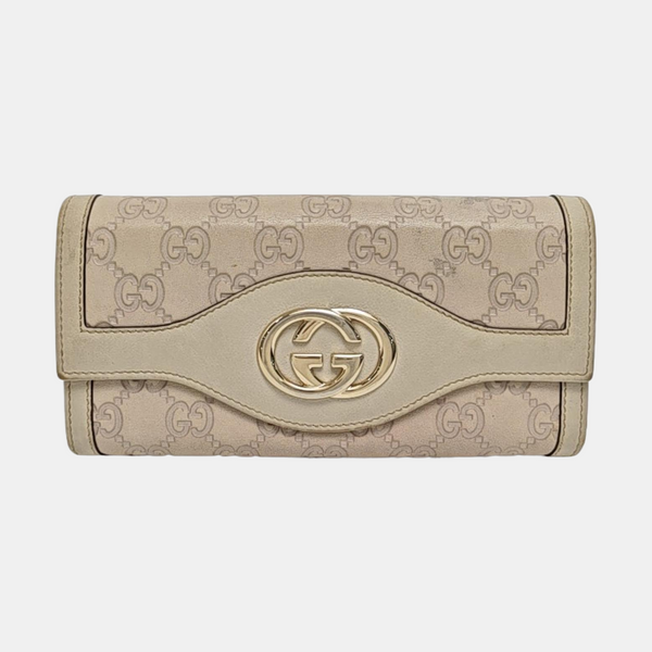 Calfskin Wallet White