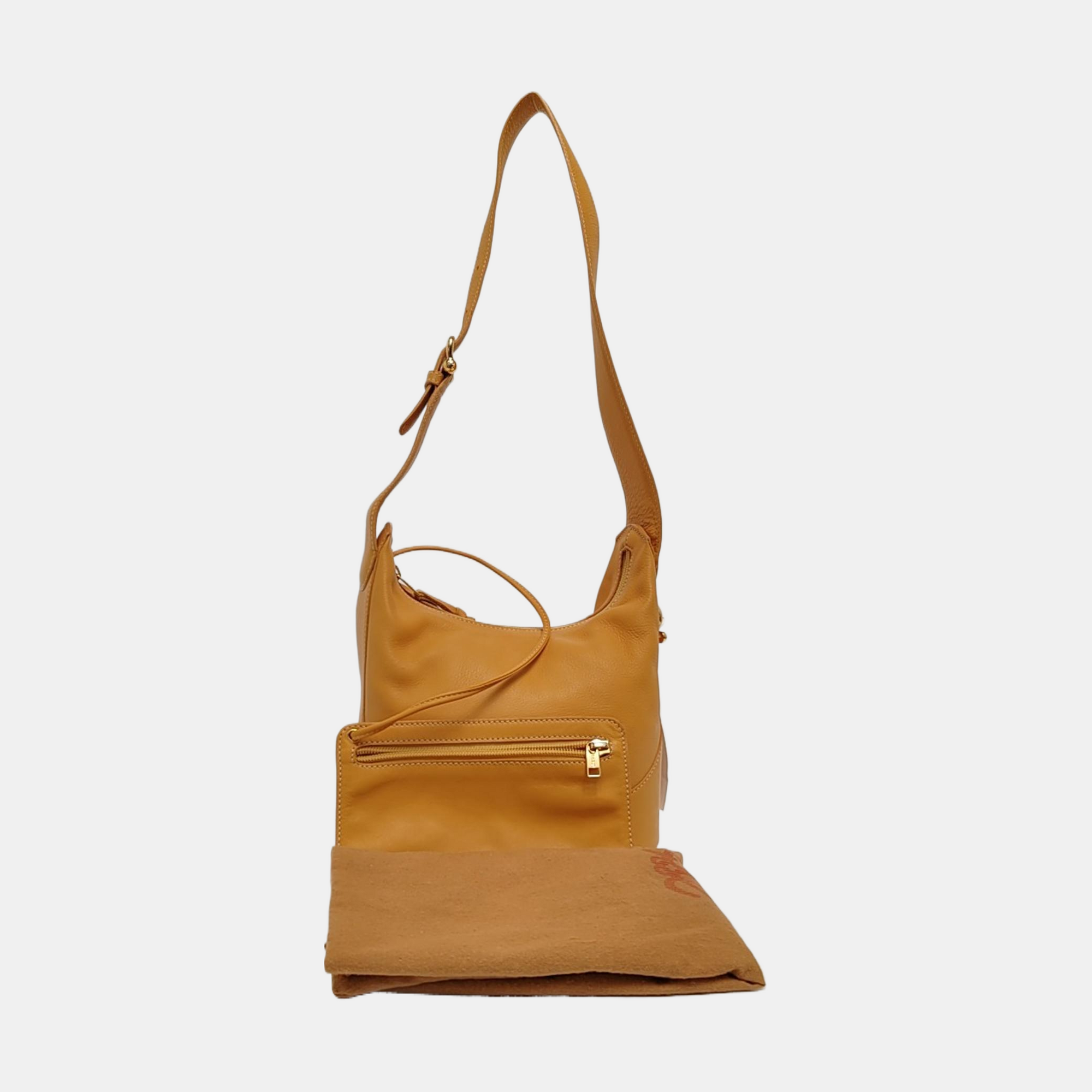 Calfskin Shoulder Bag Yellow