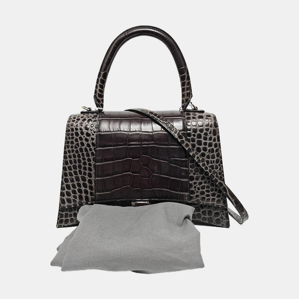 Hourglass Small Calfskin Gray