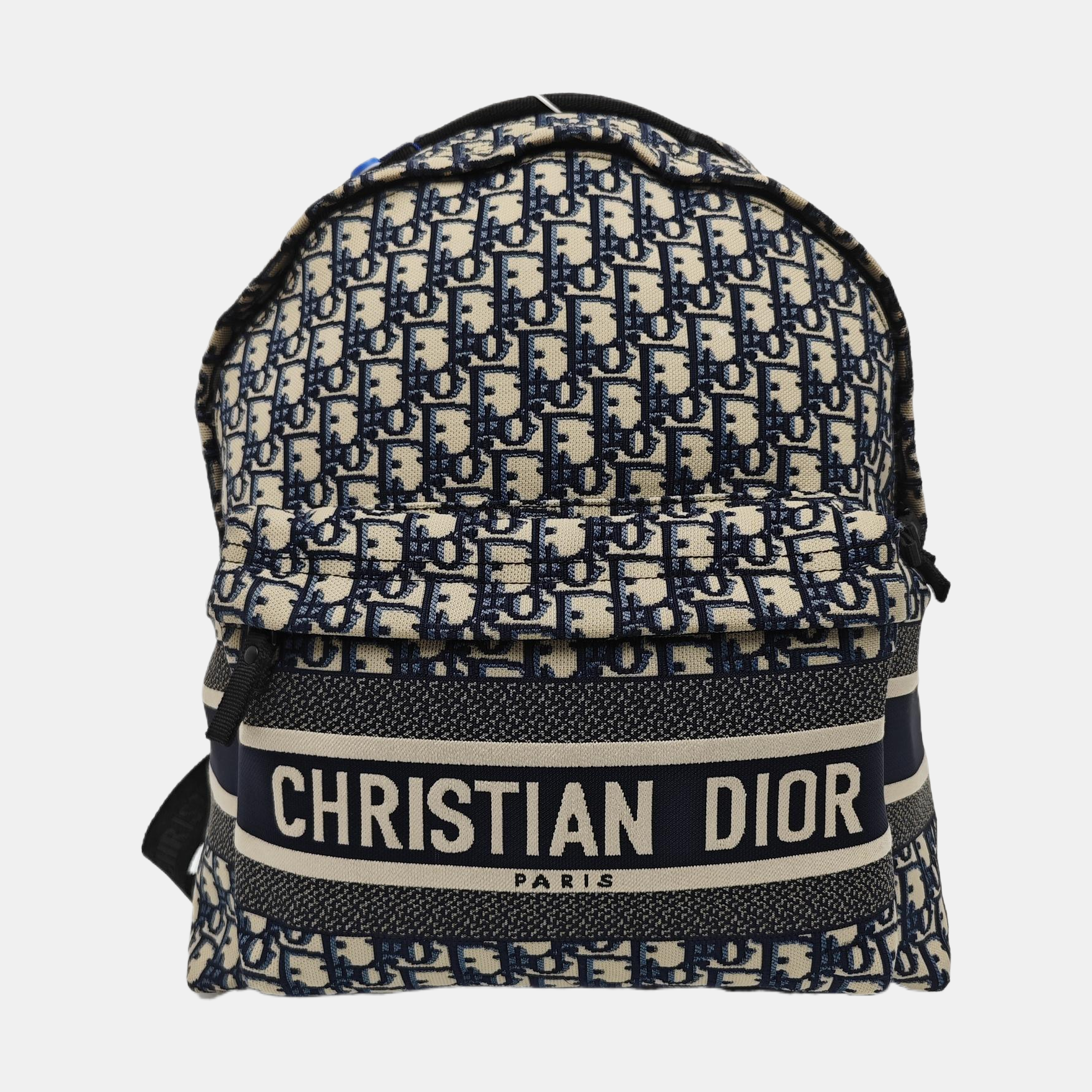 Diortravel Oblique Canvas Blue