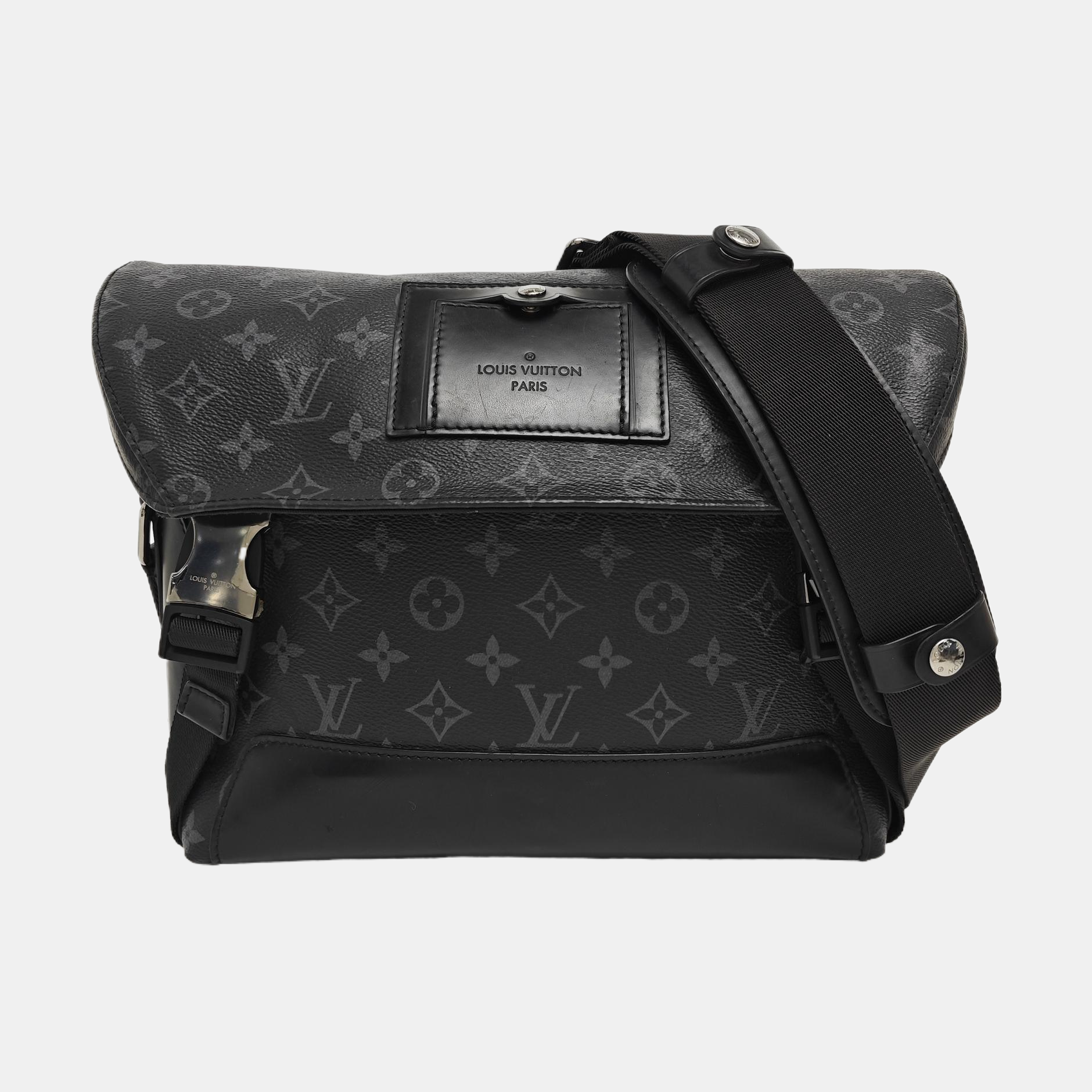 VOYAGER PM Monogram Coated Canvas Black