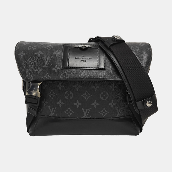 VOYAGER PM Monogram Coated Canvas Black