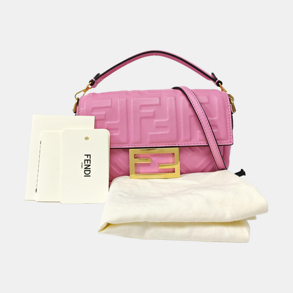 Baguette Mini Lambskin Red