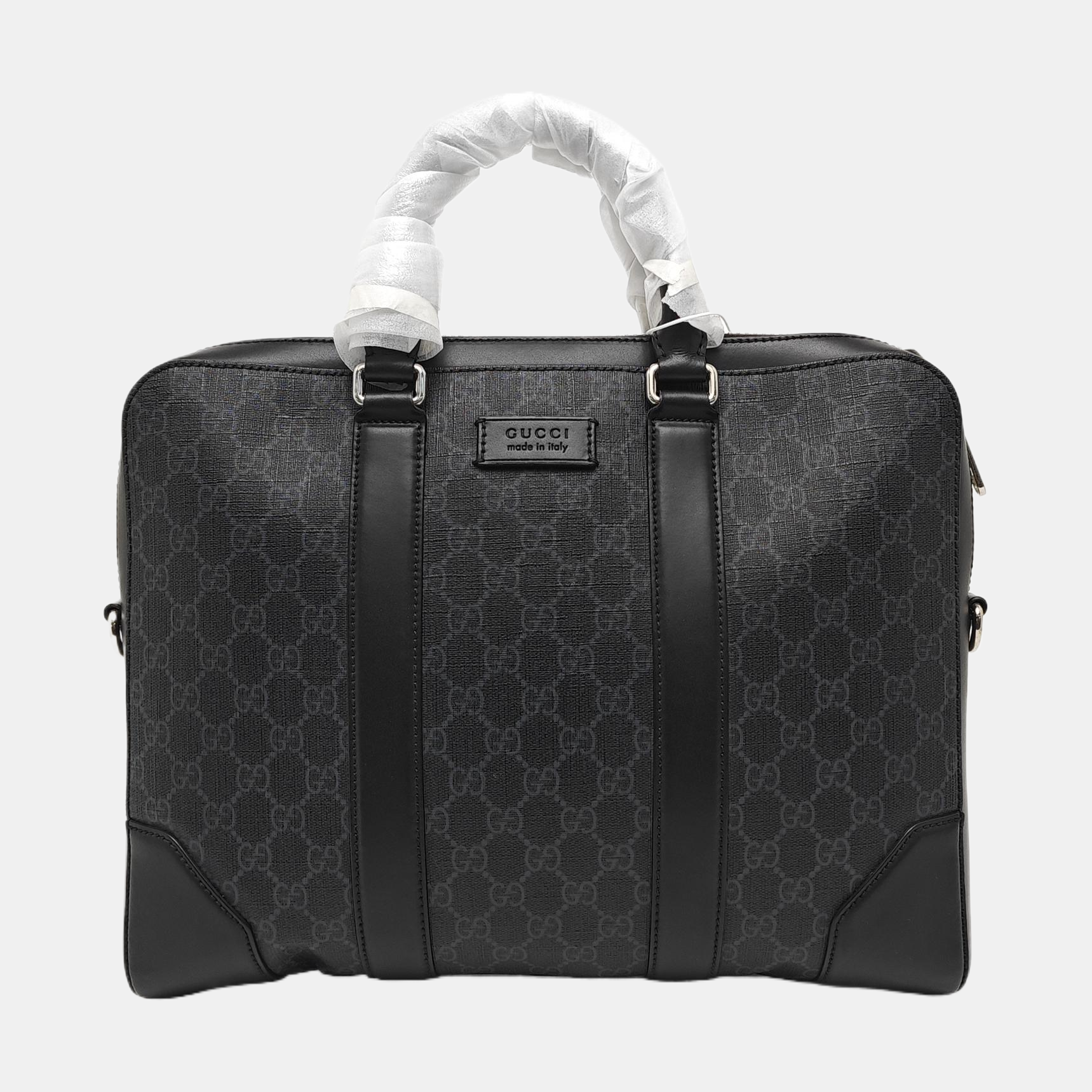 GG Imprime Monogram Coated Canvas Black