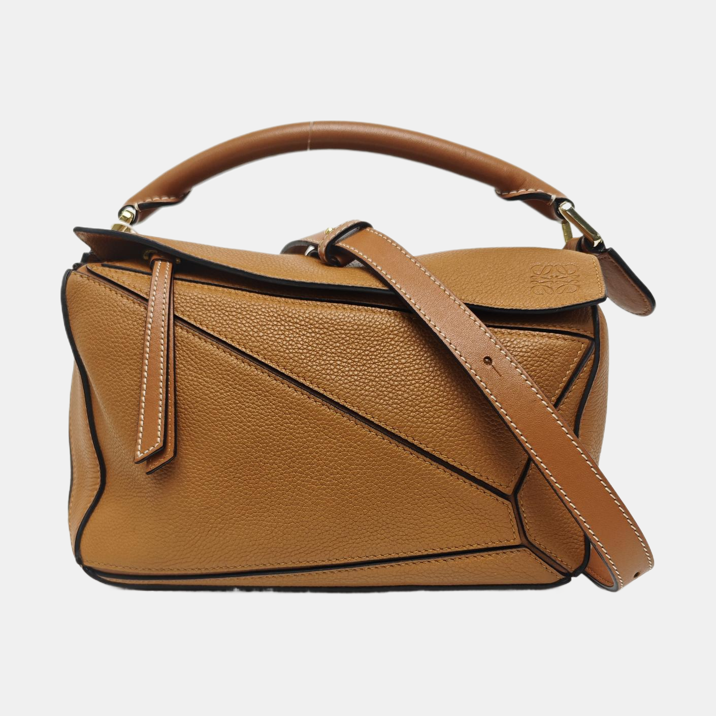 Puzzle Small Calfskin Brown