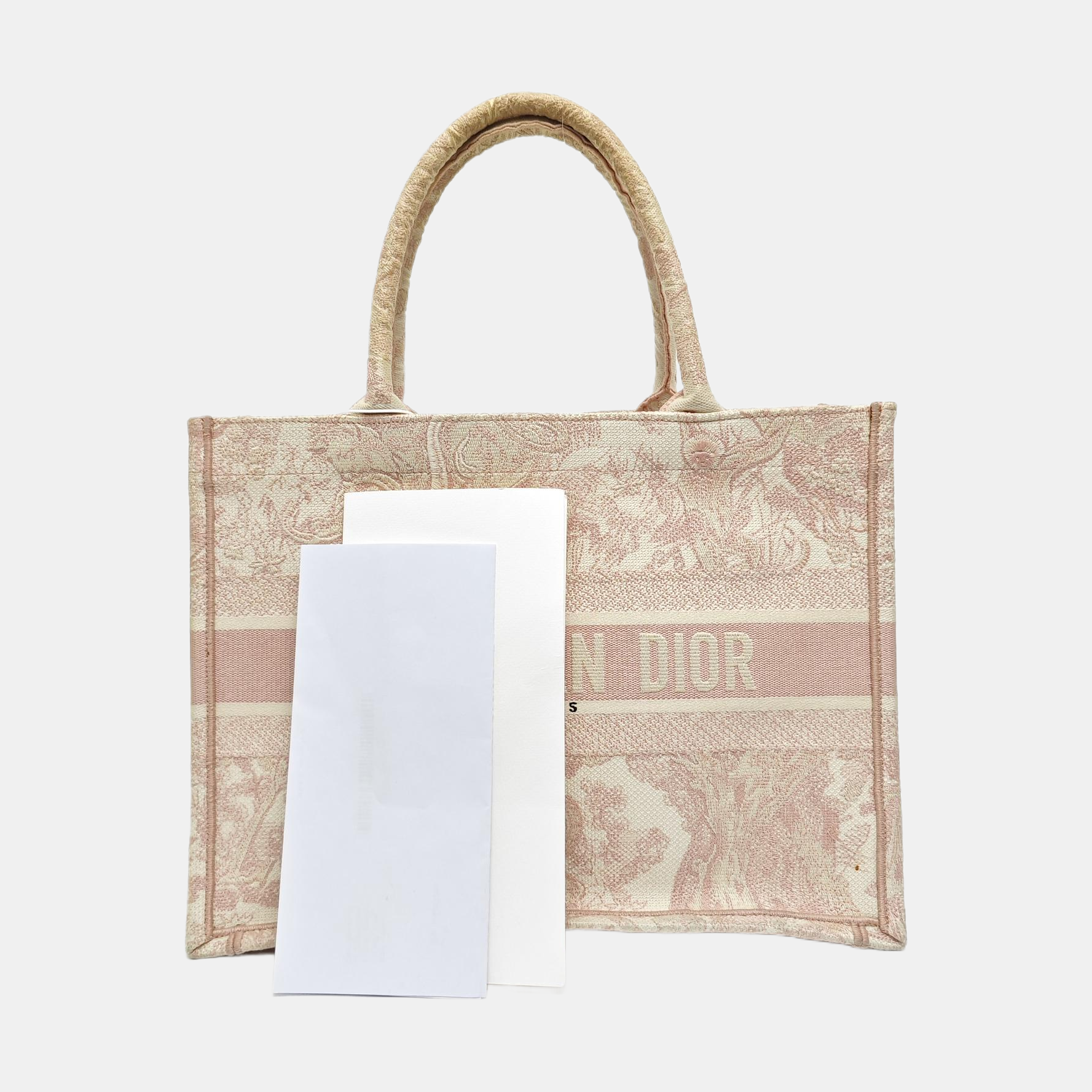 Book Tote Medium Canvas Pink