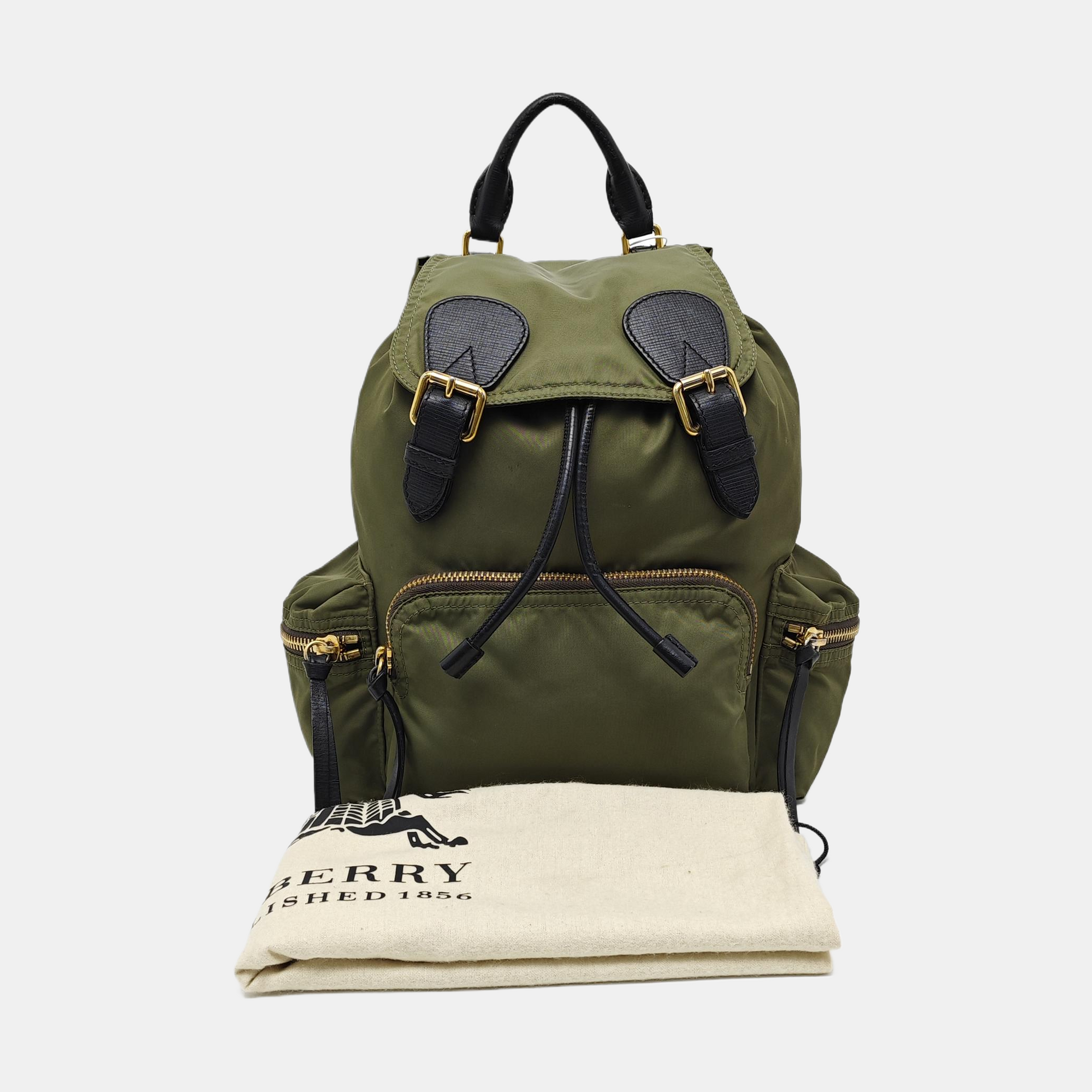 The Rucksack Medium Nylon Green