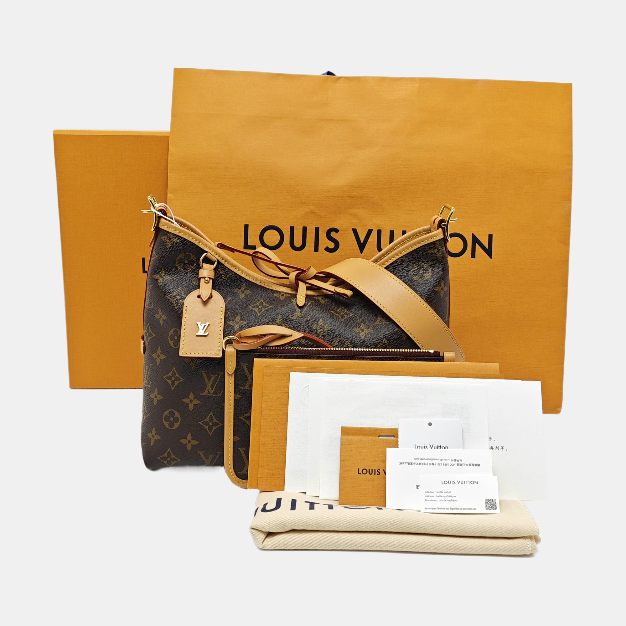 CARRYALL PM Monogram Coated Canvas Brown