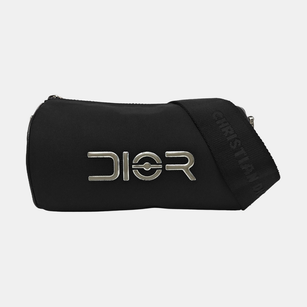 Fabric Shoulder Bag Black