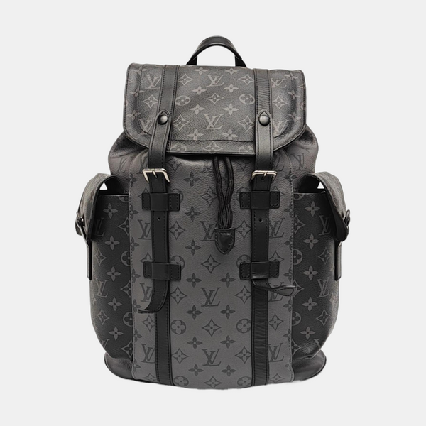 CHRISTOPHER Monogram Coated Canvas Gray
