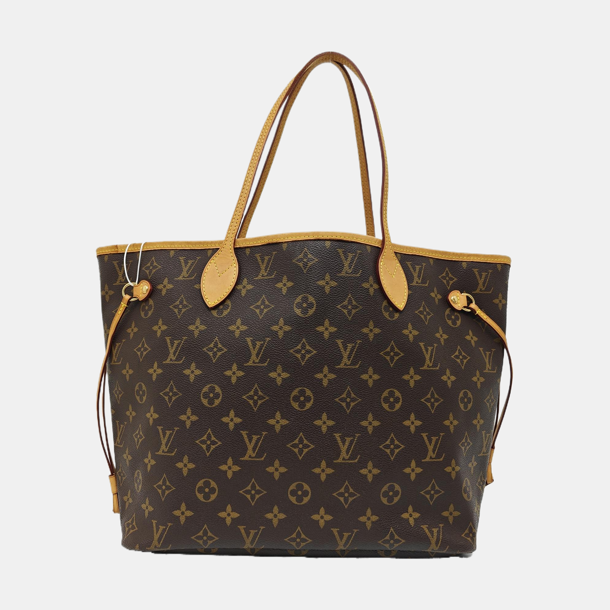 NEVERFULL MM Monogram Coated Canvas Brown