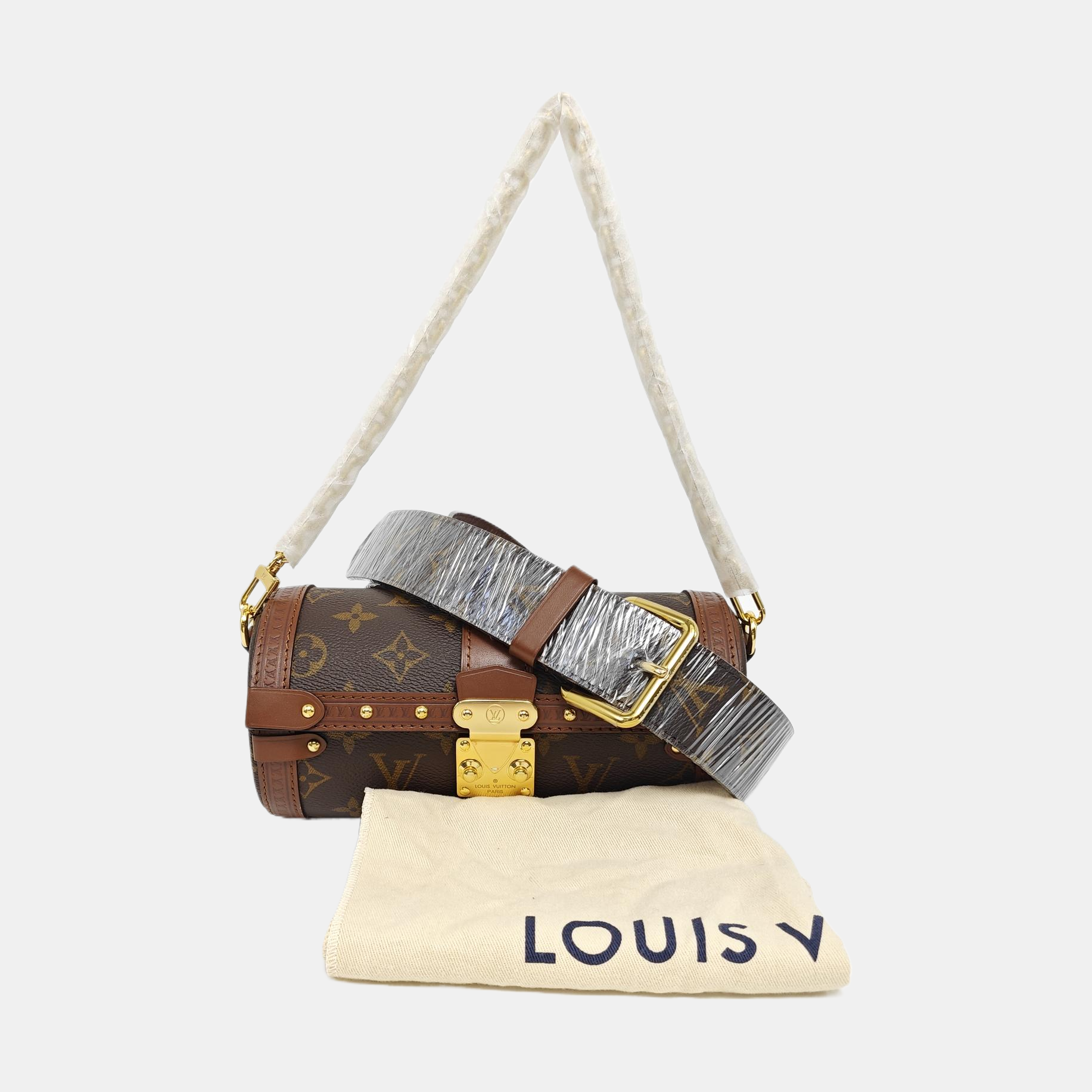 PAPILLON 19 Monogram Coated Canvas Brown