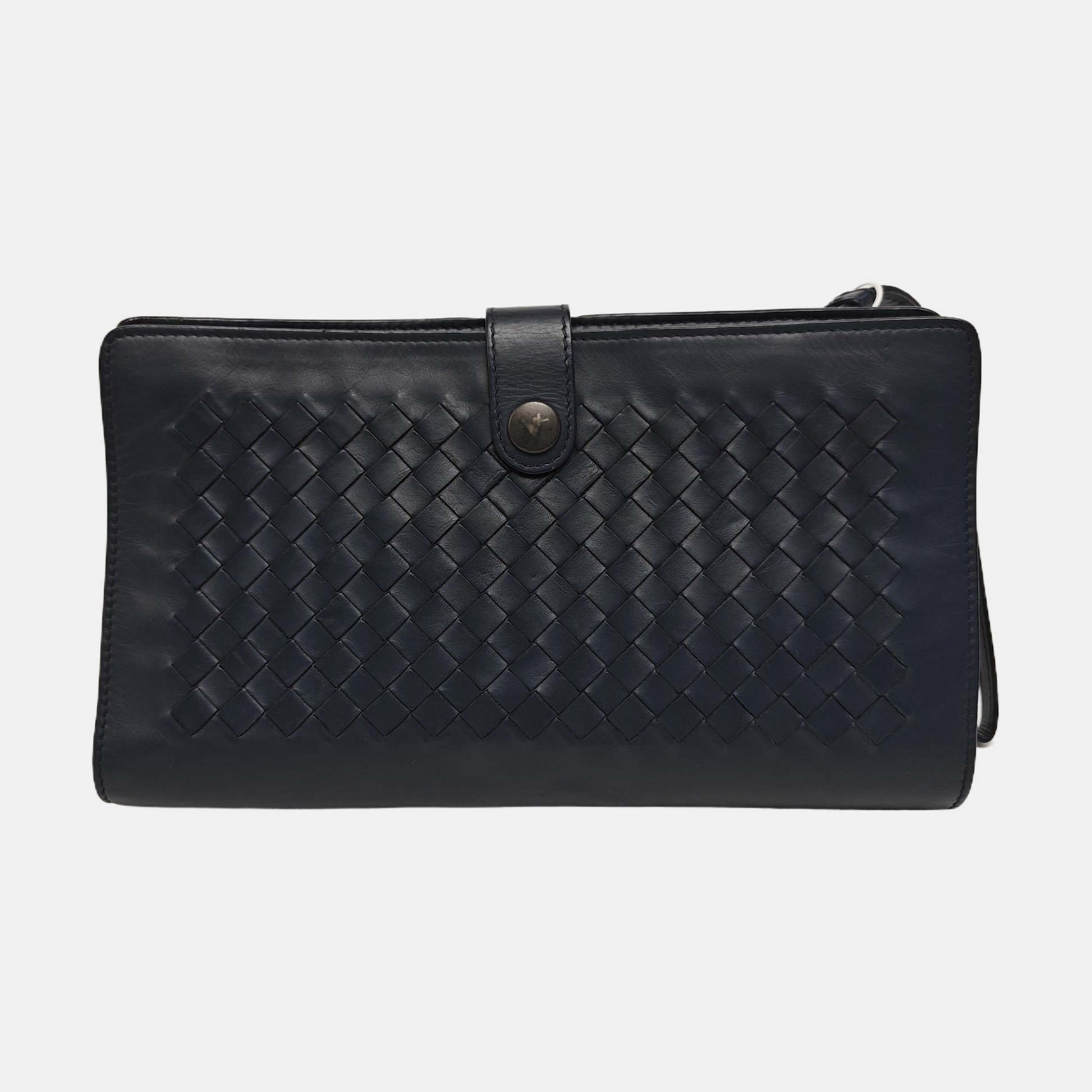 Calfskin Clutch Blue