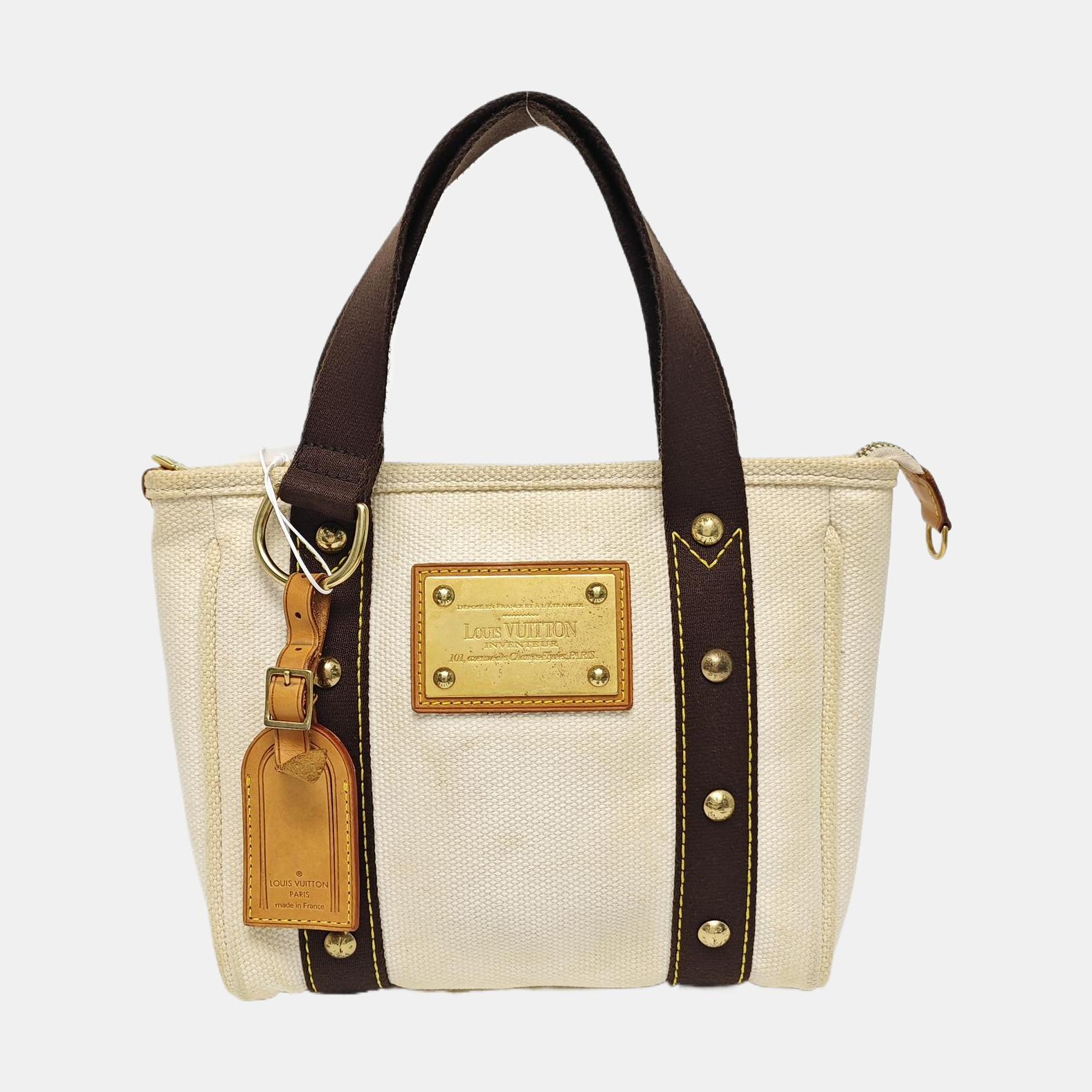 ANTIGUA PM Canvas Beige