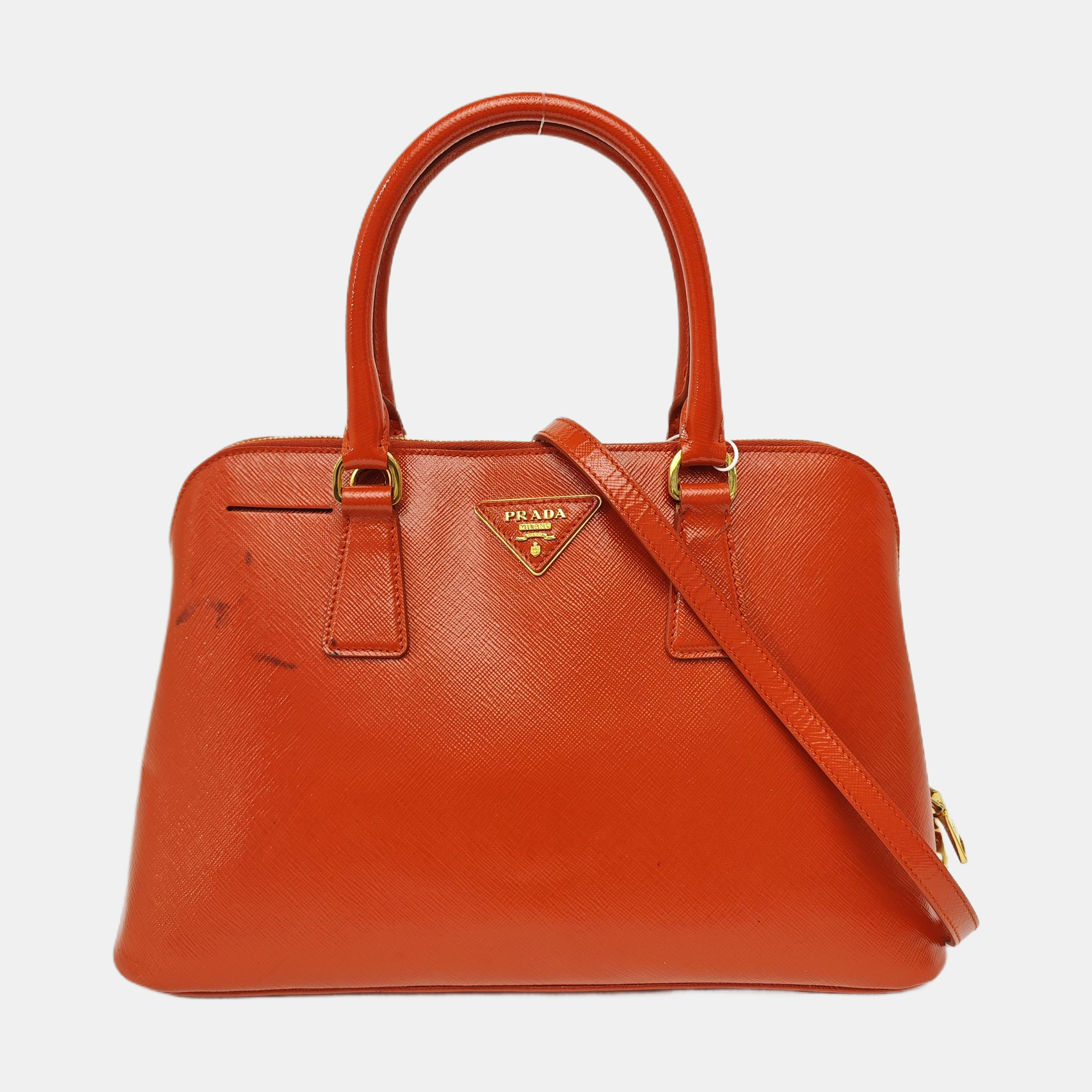 Promenade Saffiano Calfskin Orange