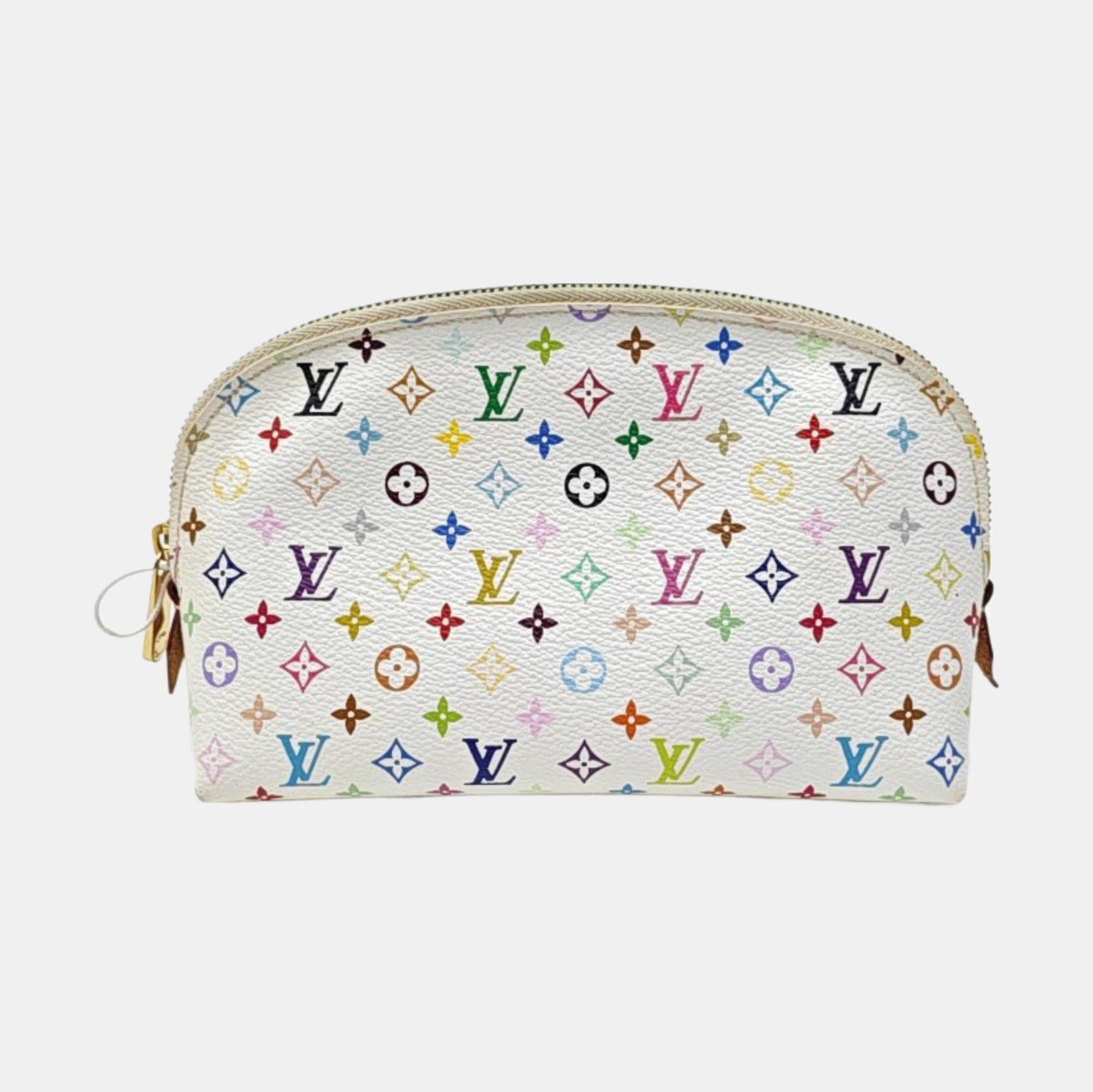LV × TM COSMETIC PM Monogram Coated Canvas White