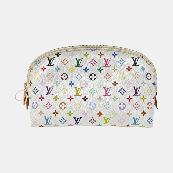 LV × TM COSMETIC PM Monogram Coated Canvas White