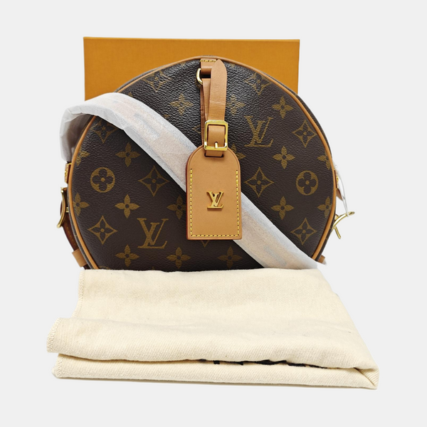 BOITE CHAPEAU MM Monogram Coated Canvas Brown