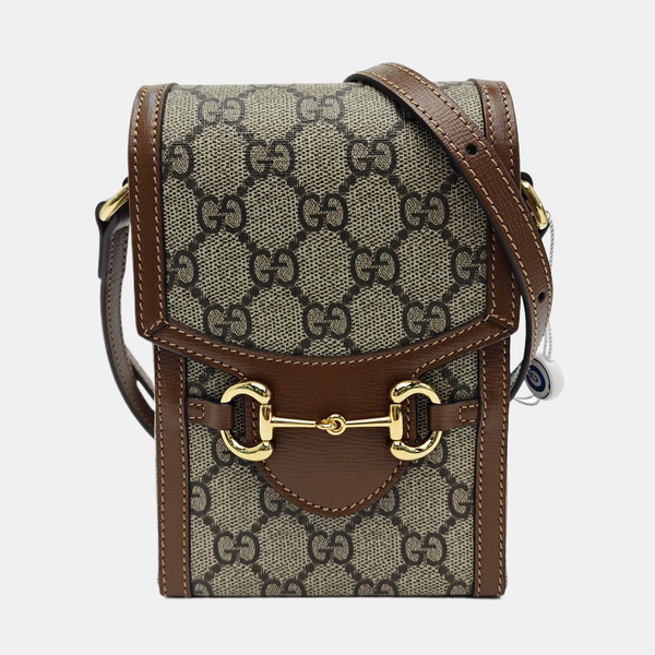 Horsebit 1955 Mini Coated Canvas Beige