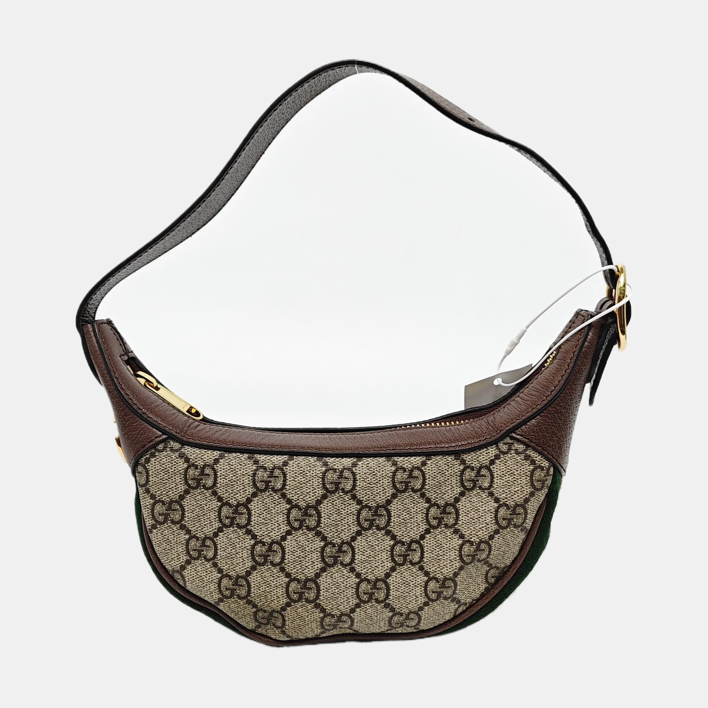 Ophidia Mini Monogram Coated Canvas Beige