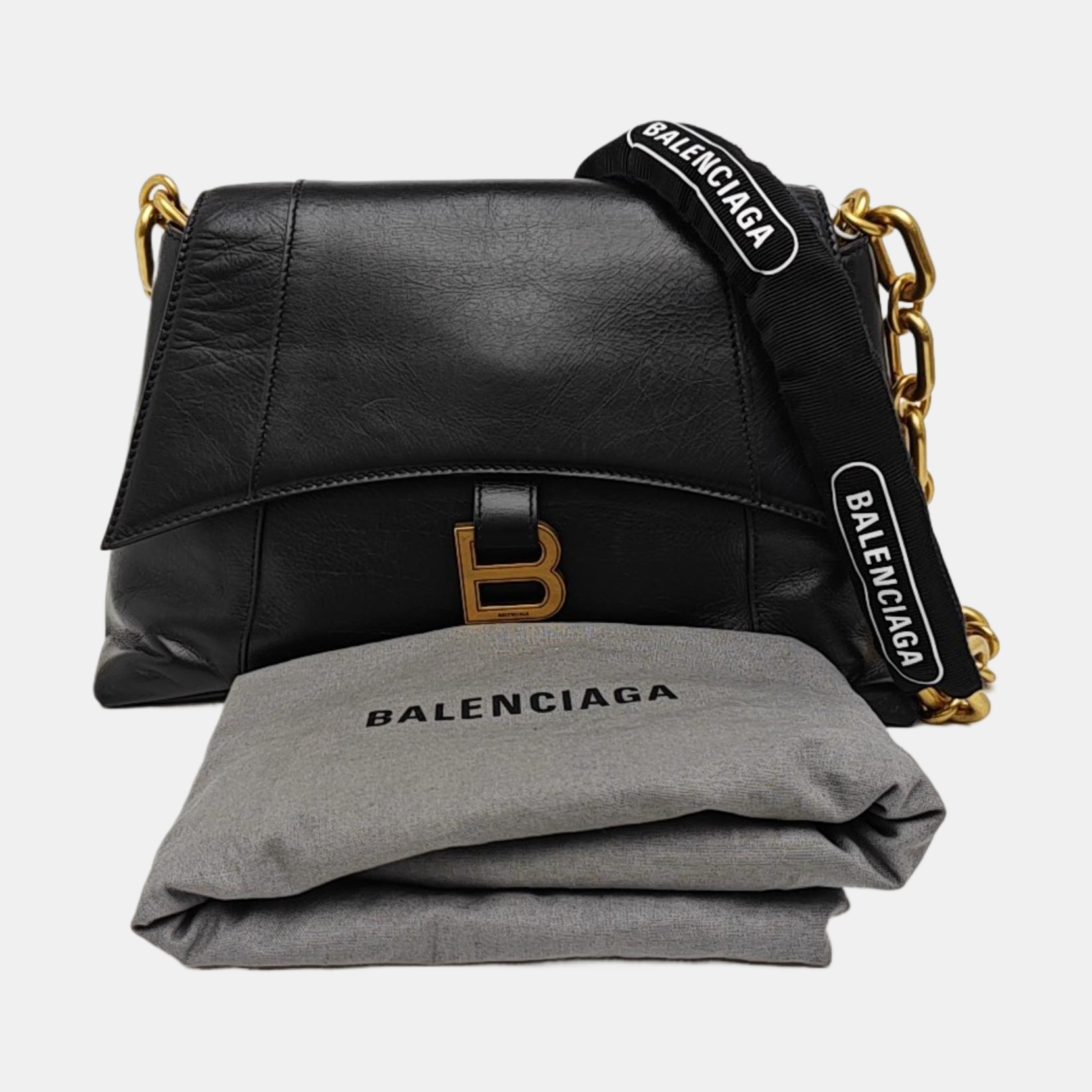 Downtown Small Calfskin Black